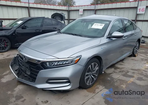 2018 Honda Accord Hybrid из США, поврежденный, VIN 1HGCV3F13JA007781